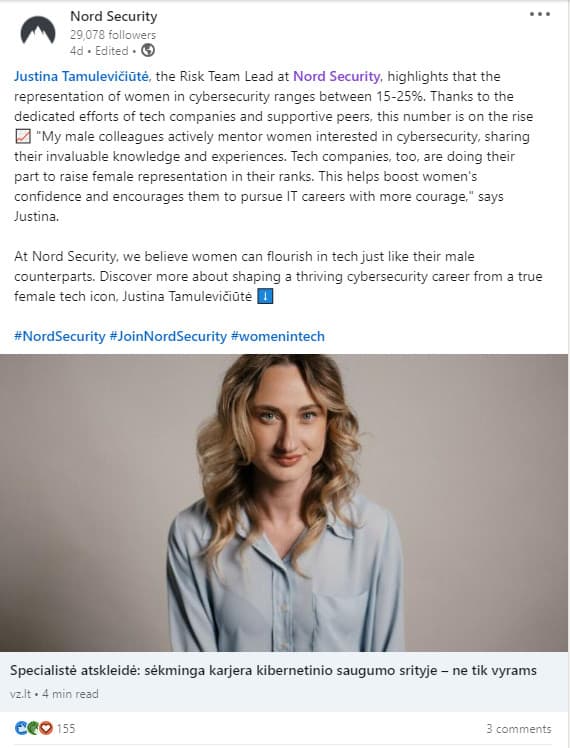 Use your chosen social media platform to effectively recruit candidates from a more diverse background.