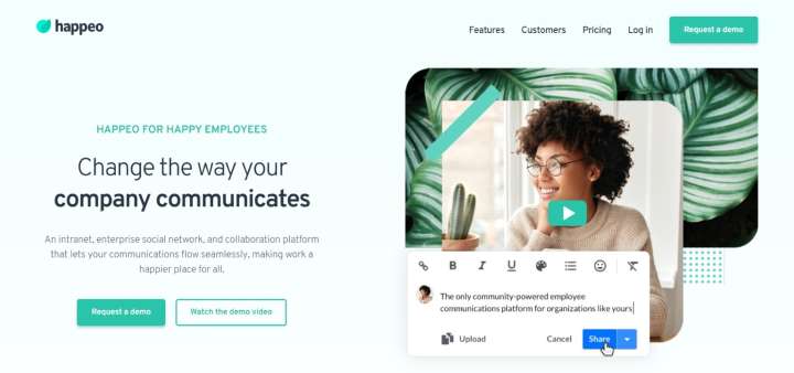 Happeo - Intranet Collaboration Software