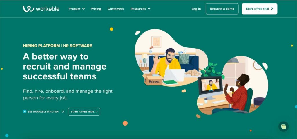 Workable hiring software
