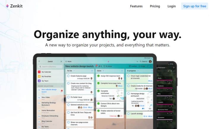 Zenkit - Kanban board project management app