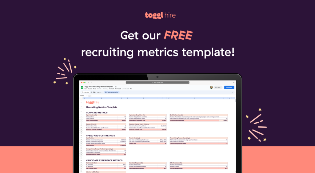 Free recruiting metrics template