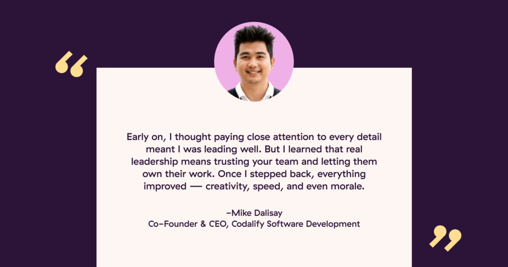 Mke Dalisay quote about being a good leader
