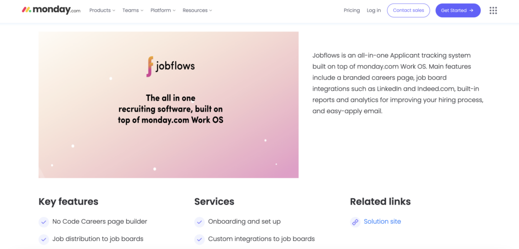 monday.com Jobflows