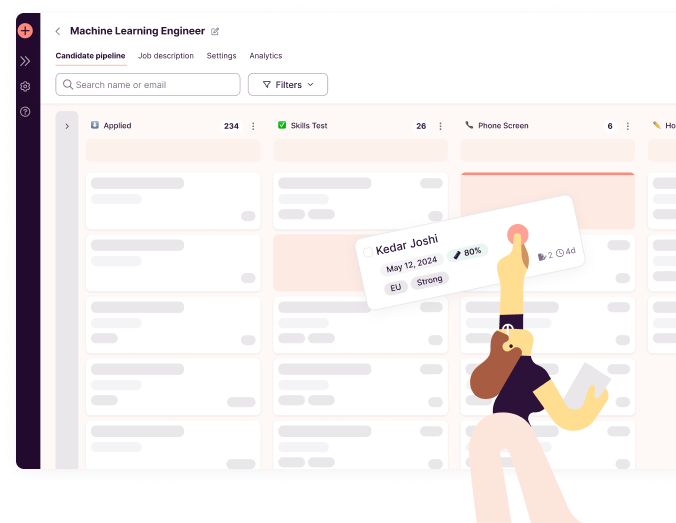Toggl Hire ATS Candidate Pipeline