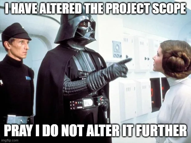 Project scope meme